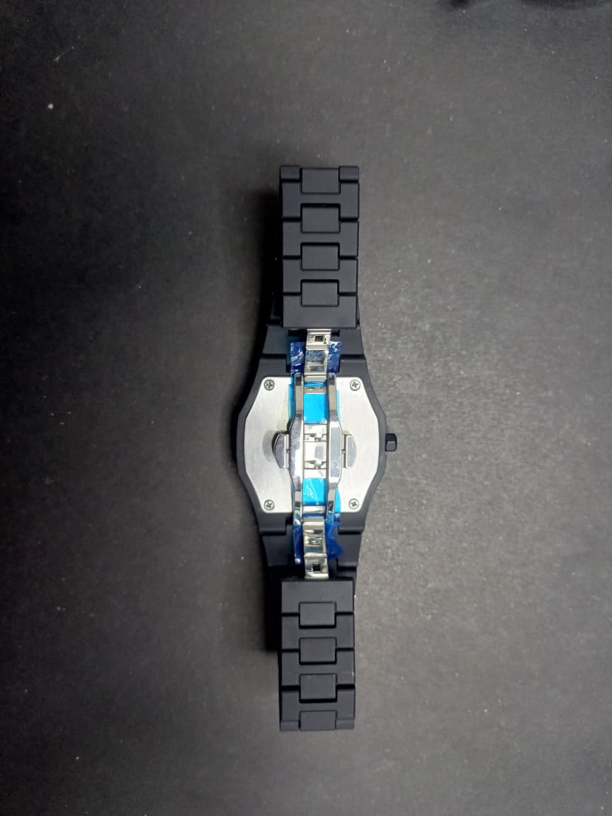 Arabic Aura Watch – Black & Blue Dial Edition