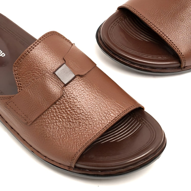 Handmade Men leather comfortable Slipper